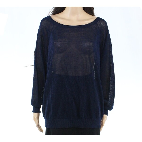 navy blue sheer cardigan