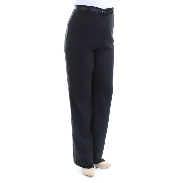 womens black tuxedo pants with black stripe