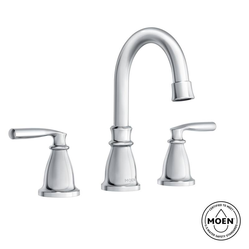 Moen 84539 Hilliard 1.2 GPM Widespread Bathroom Faucet with Pop-Up