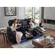 preview thumbnail 8 of 16, Jazz 74"W Leather Aire Power Reclining Loveseat w/Power Headrest, Bluetooth Speakers, LED, USB Ports, Storage & Cupholders