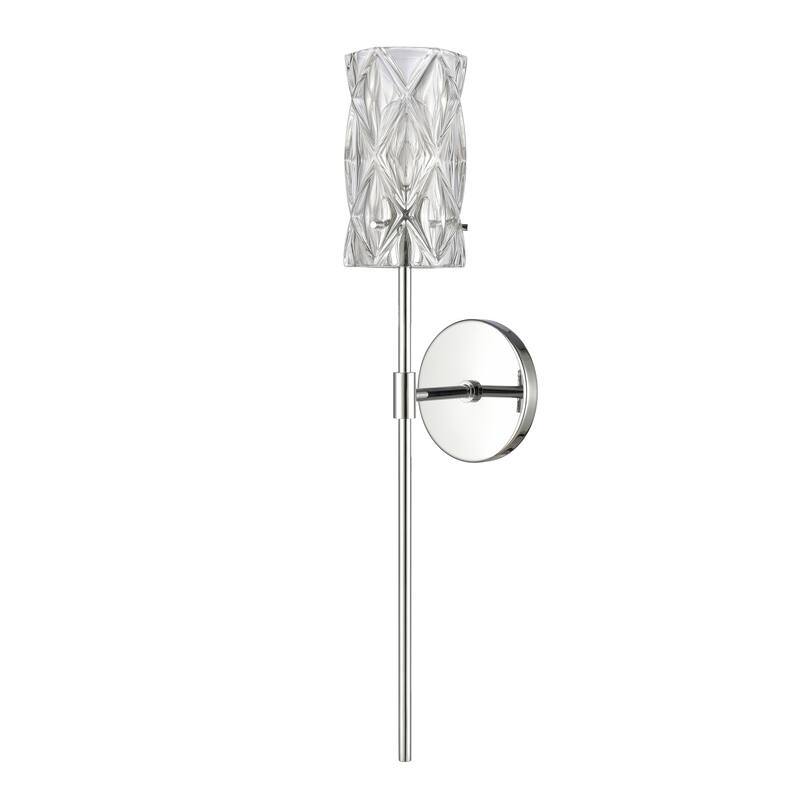 Elk Home Formade Crystal Polished Chrome With Crystal 1 Light Sconce