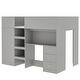 preview thumbnail 14 of 25, Full Size Solid Wood Loft Bed with Built-in Wardrobe, Desk, Storage Shelves and Drawers
