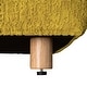 preview thumbnail 10 of 14, Art Leon Jacquard Flannel Armless Accent Chair with Wooden Legs