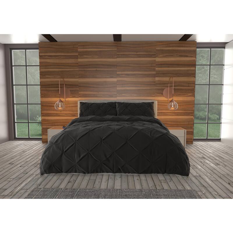 Nestl Pinch Pleat Down Alternative Ultra Soft Comforter Set