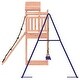 preview thumbnail 5 of 17, vidaXL Swing Set Outdoor Backyard Wooden Playground Equipment for Kids Age 3-8
