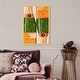preview thumbnail 19 of 20, Oliver Gal 'Shiny Champagne' Drinks and Spirits Wall Art Framed Print Champagne - Green, Orange 20 x 30 - Gold