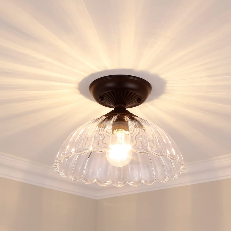Audra 1 Light Semi-flush