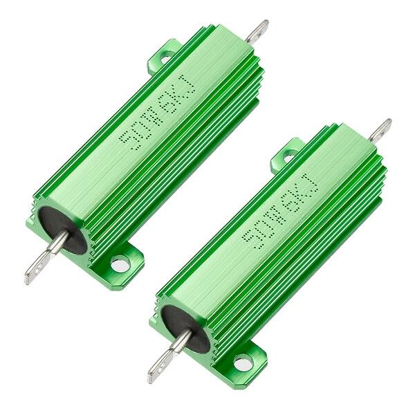 50W 6k Ohm Aluminium Housing Chassis Mount Wirewound Power Resistor ...