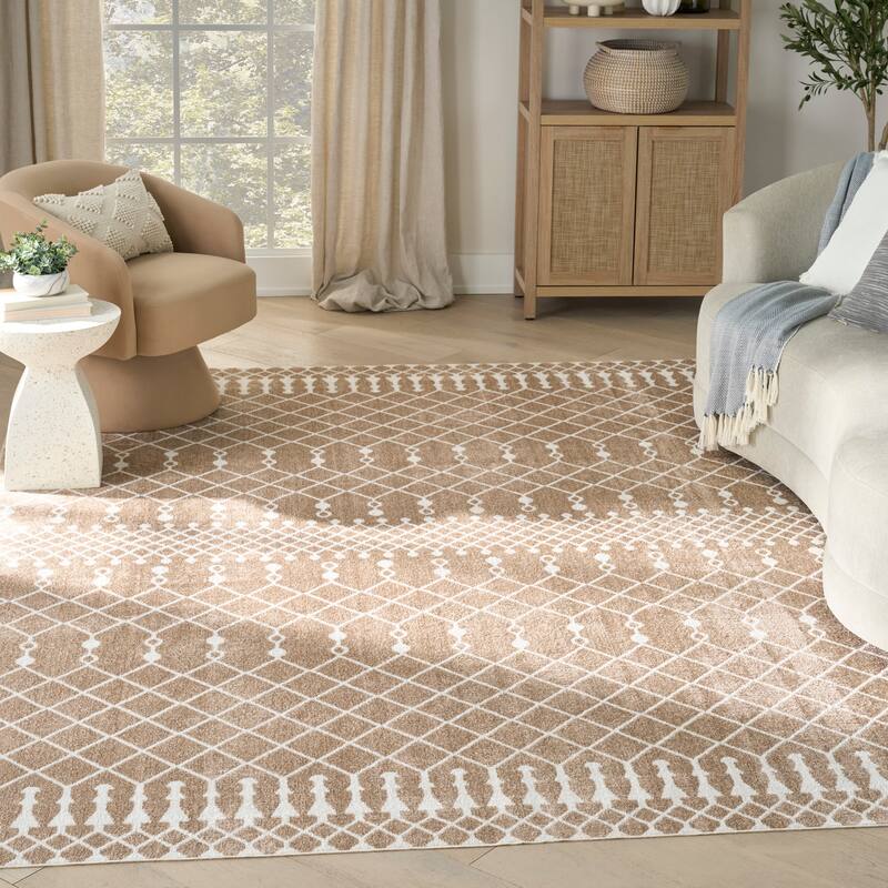 Nourison Astra Machine Washable Moroccan Area Rug