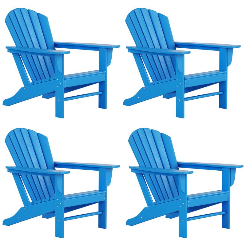Altura Outdoor Eco-Friendly All Weather Poly Adirondack Chair (Set of 4)
