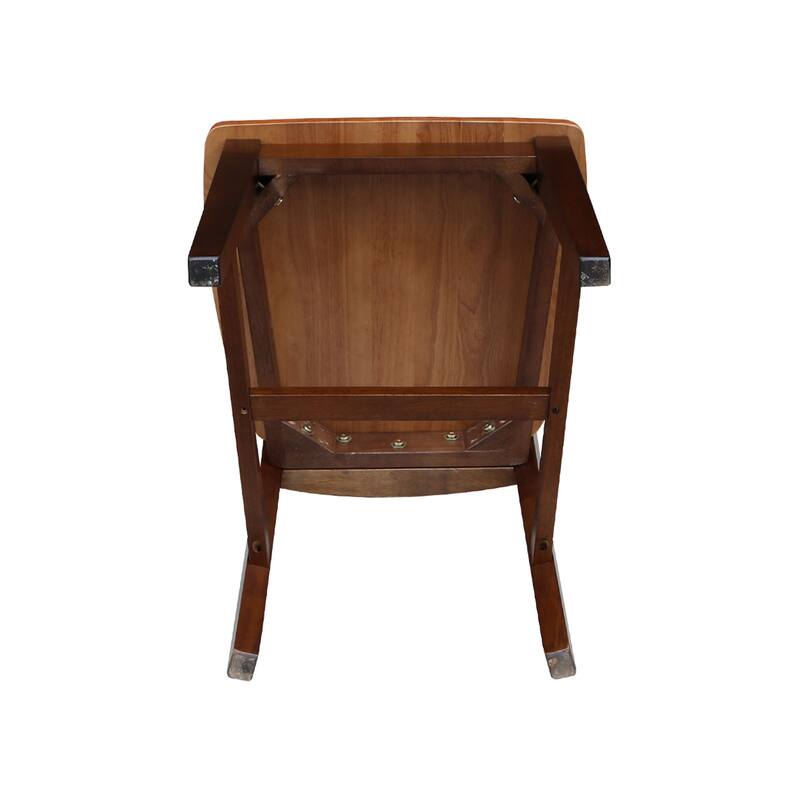 International Concepts Solid Wood San Remo Splatback Chairs - Set of 2