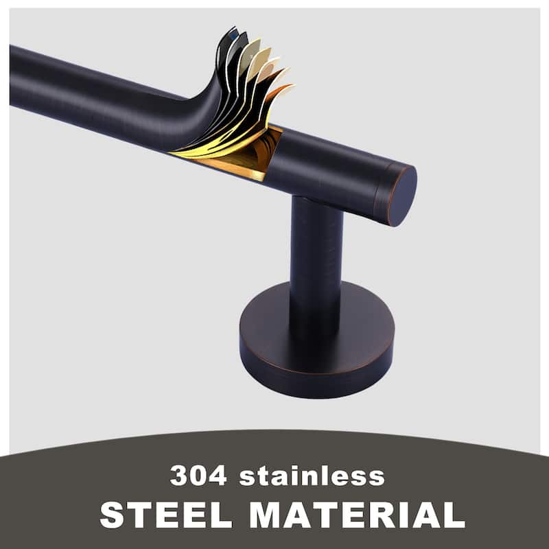 WOWOW Mutiple length Wall Mounted Stainless Steel Towel Bar