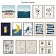 preview thumbnail 20 of 40, Kate and Laurel Sylvie Modern Circles Framed Canvas Set by Teju Reval