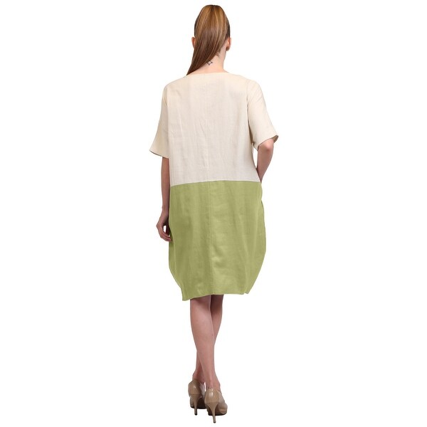 short sleeve tunic dress with pockets