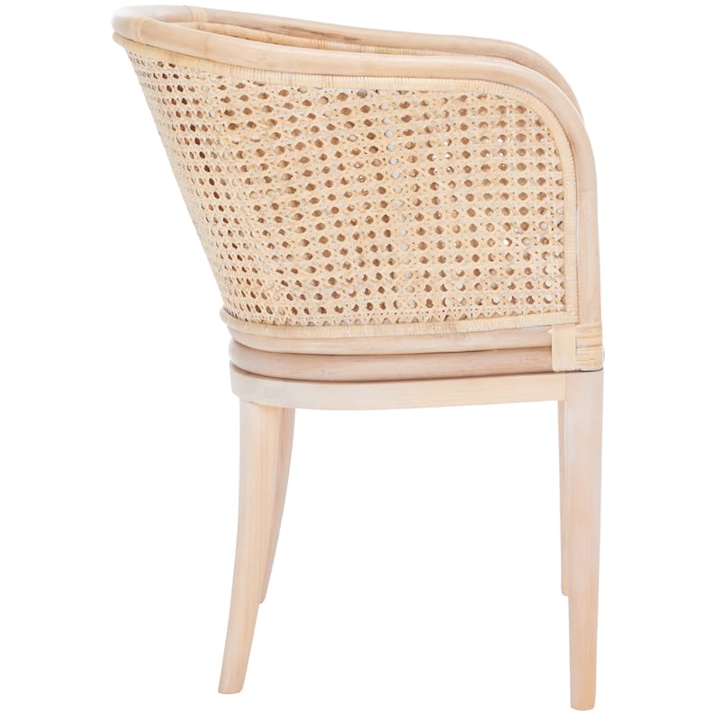 SAFAVIEH Vakina Arm Chair with Cushion - 23"W x 23.8"D x 32.5"H - 23Wx24Dx33H