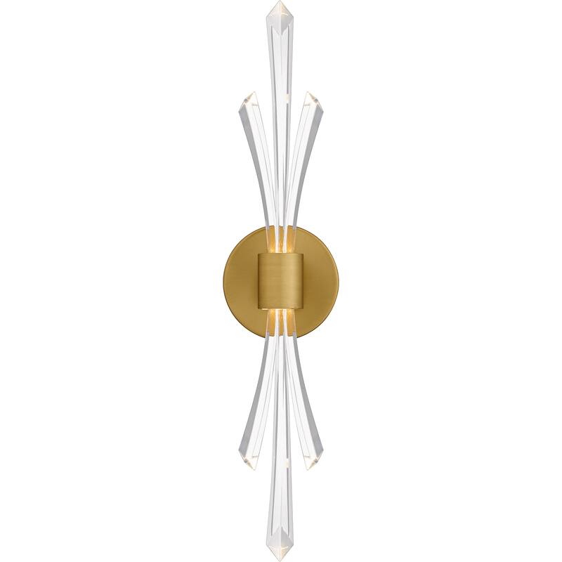 Cecily Integrated LED Brushed Gold Wall Sconce