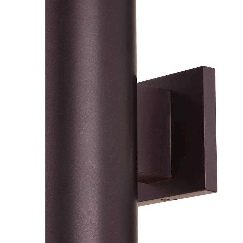 Chiasso Aluminum 2-Light Cylinder Outdoor Wall Lantern
