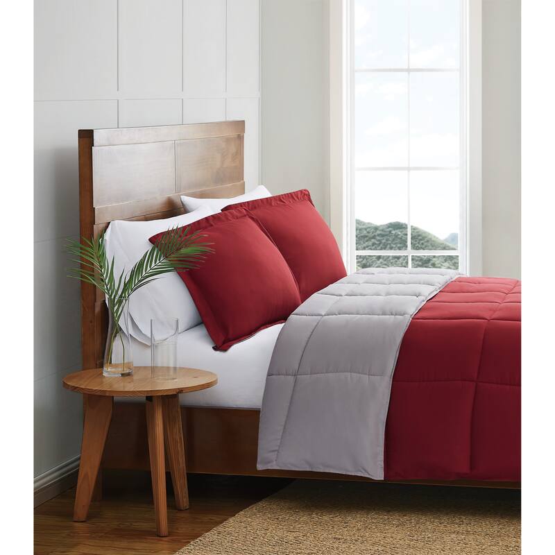 Truly Soft Everyday Reversible Down Alternative 3-Piece Comforter Set