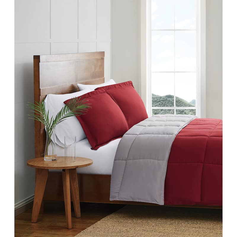Truly Soft Everyday Reversible Down Alternative 3-Piece Comforter Set