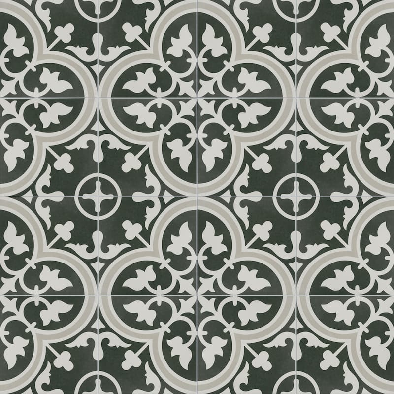 Merola Tile Arte Due 9-3/4" x 9-3/4" Porcelain Floor and Wall Tile