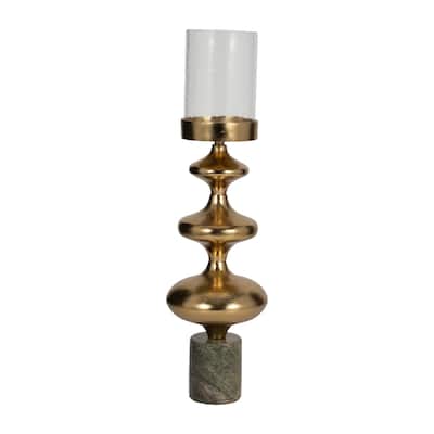 Sagebrook Home Metal, Hurricane Sphere Candleholder