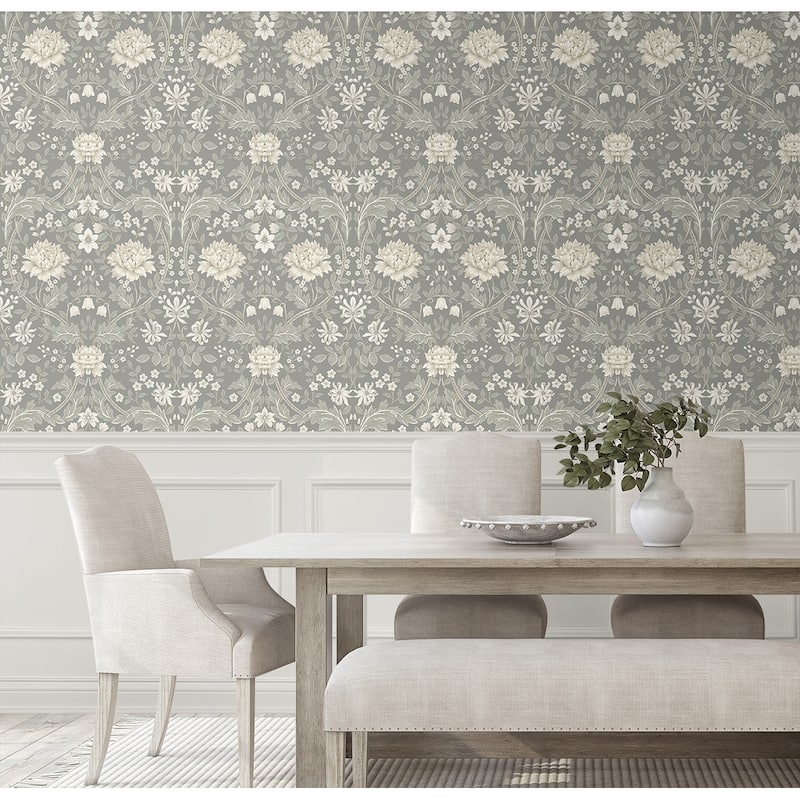 NextWall Honeysuckle Trail Peel and Stick Wallpaper
