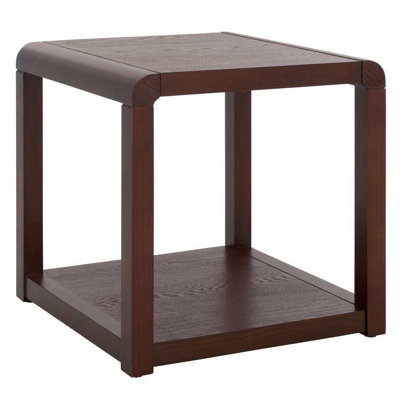 SAFAVIEH Home Omara 2 Tier Side Table - 20"W x 20"D x 20"H