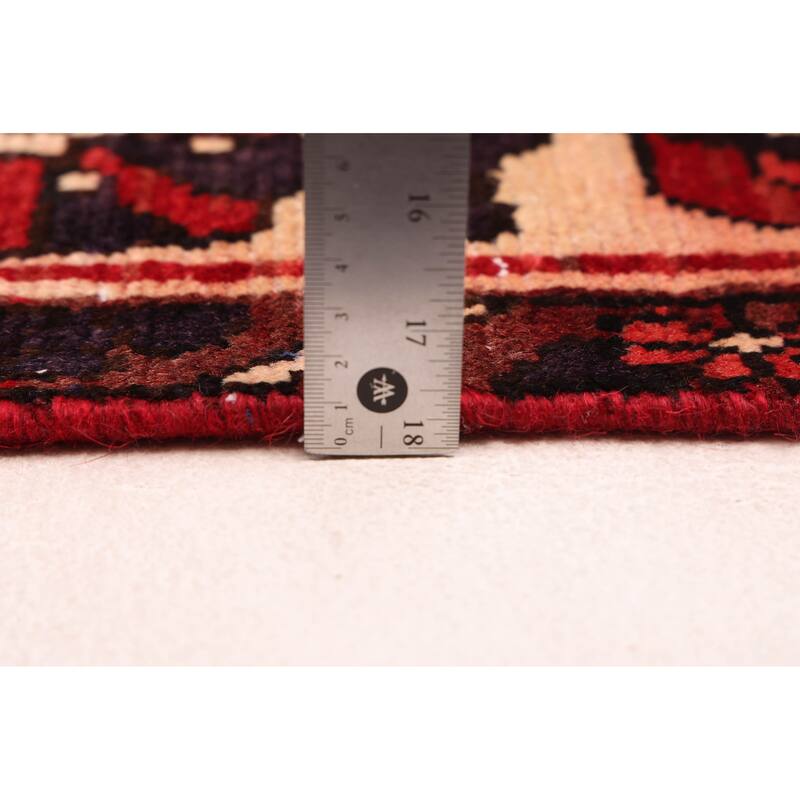 ECARPETGALLERY Hand-knotted Kayseri Vintage Dark Red Wool Rug - 6'8 x 9'10