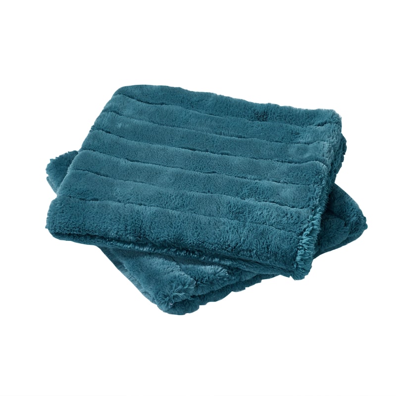 Serenta SuperMink Solid Color Throw Pillow Shell Cushion Cover Set