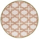 preview thumbnail 38 of 113, SAFAVIEH Amherst Naomi Modern Rug 7' Round - Ivory/Light Green - Round