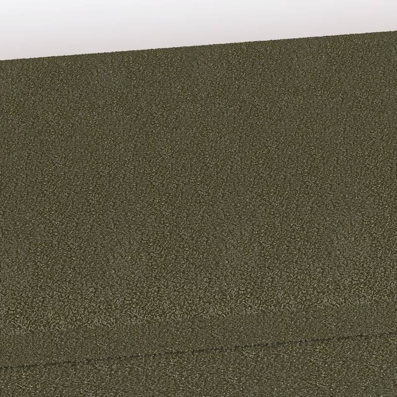 Roomfitters Teddy Velvet Storage Stool with Hidden Compartment, Compact Accent Ottoman for Bedroom, Living Room