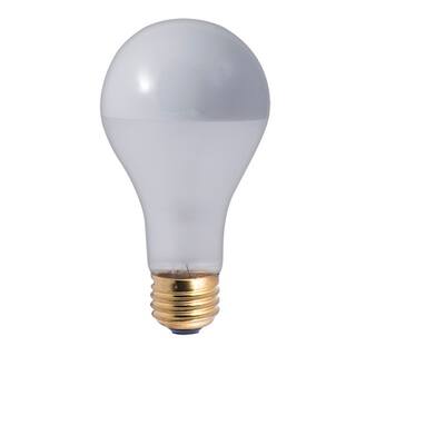 Bulbrite Pack of (8) 60 Watt Dimmable Inside Frost Silver Bowl A19 Medium (E26) Incandescent Bulb - 60 Watt