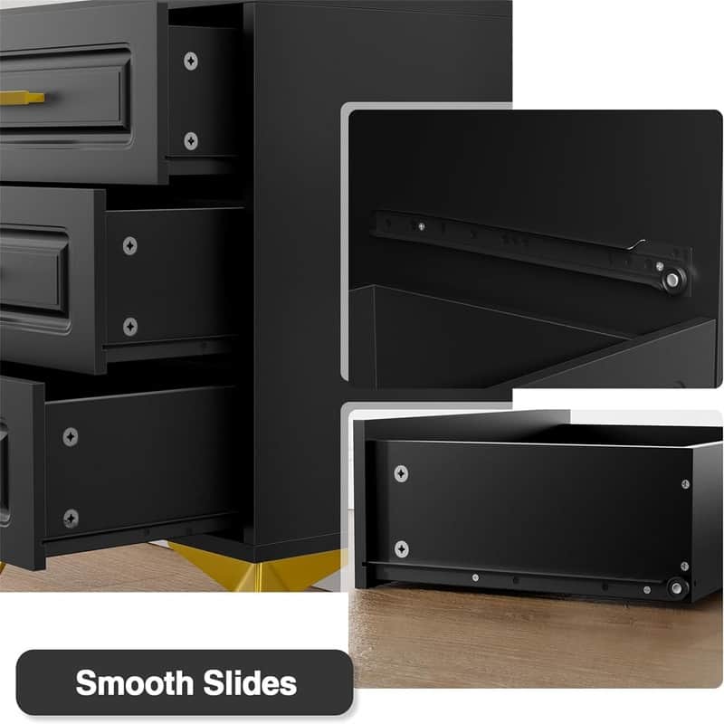 Nightstand with 3 Drawers