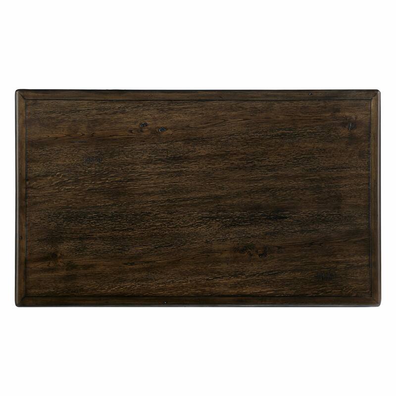 40" Solid Wood Rectangle Coffee Table with 4 Drawers