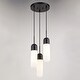 preview thumbnail 3 of 9, Vaxcel Lighting P0423 3 Light 10" Wide Suspension Mini Pendant