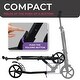 preview thumbnail 4 of 6, Lascoota Kick Scooter for Adults & Teens. Lightweight Foldable Scooter - Army