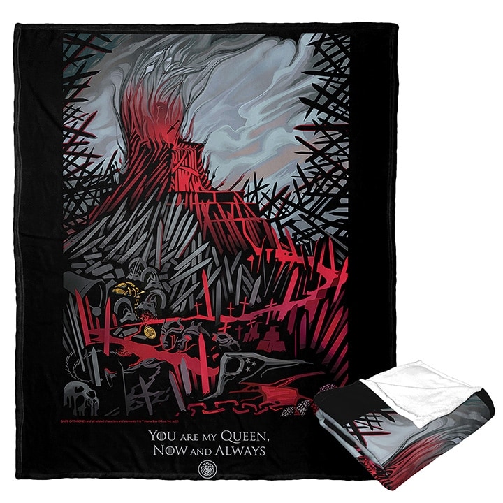 Warner Brothers Game Of Thrones My Queen Silk Touch Throw Blanket