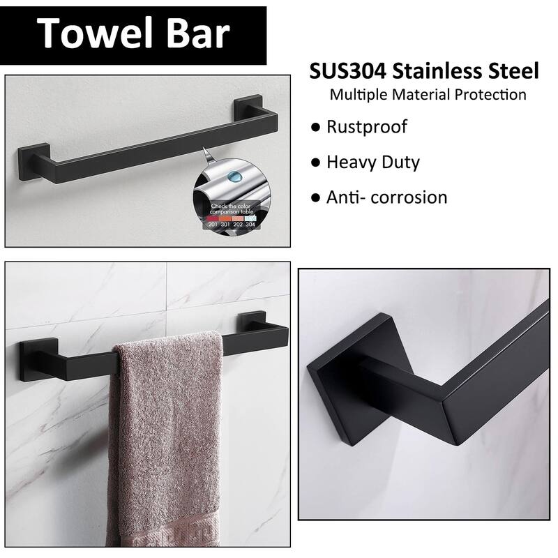 5-Piece Bathroom Hardware Set