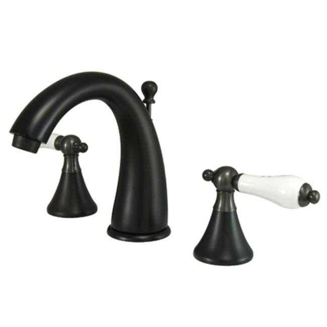 Elements Of Design Double Handle 8" to 16" Widespread Bathroom Faucet - Oil Rubbed Bronze