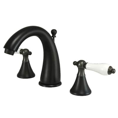 Elements Of Design Double Handle 8" to 16" Widespread Bathroom Faucet