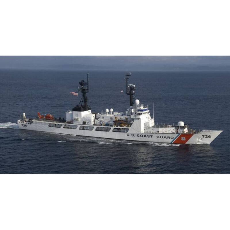 USCGC John Midgett WHEC-726 36 Inches L Ship Model - Multi-Color