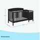 preview thumbnail 7 of 44, Graco Benton 4-in-1 Convertible Crib and Changer – GREENGUARD Gold Certified, Crib and Changing Table Combo