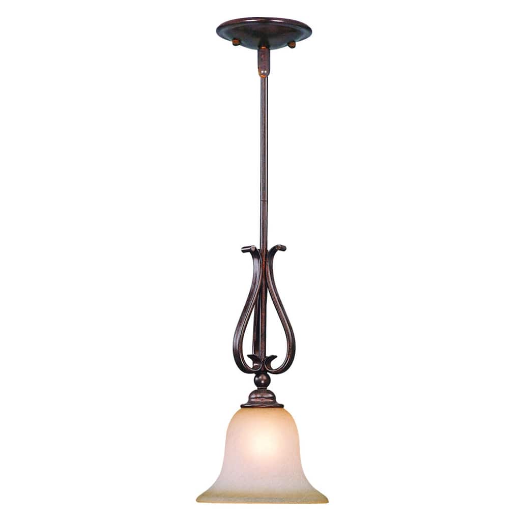 Monrovia Transitional Mini Pendant Ceiling Light with White Glass
