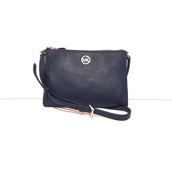 michael kors fulton crossbody navy