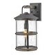 preview thumbnail 1 of 2, Hinkley Lighting Lakehouse 1 Light 12v 4w 17" Tall Open Air Outdoor Aged Zinc