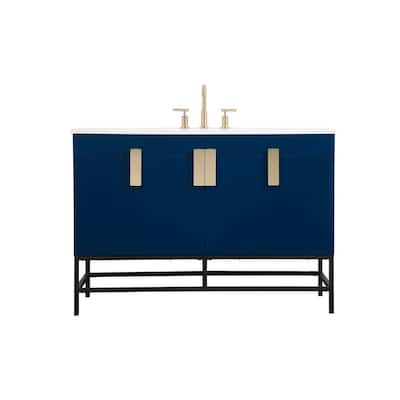 Elegant Lighting VF48848M Eugene 48" Free Standing Single Basin Vanity