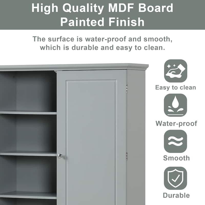 Wide Bathroom Storage Cabinet
