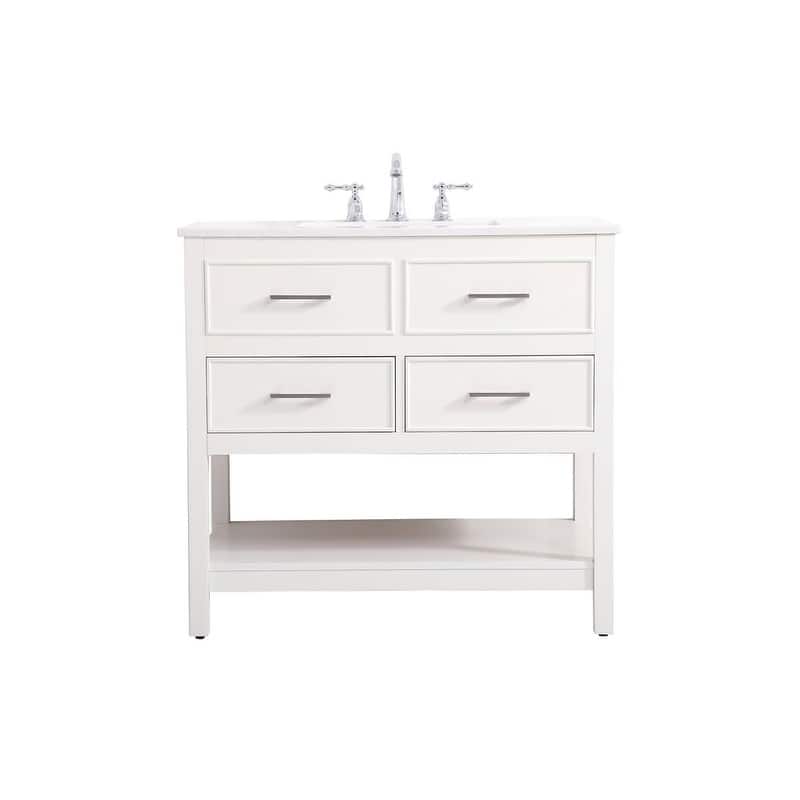 Elegant Lighting VF19036 Sinclaire 36" Free Standing Single Basin