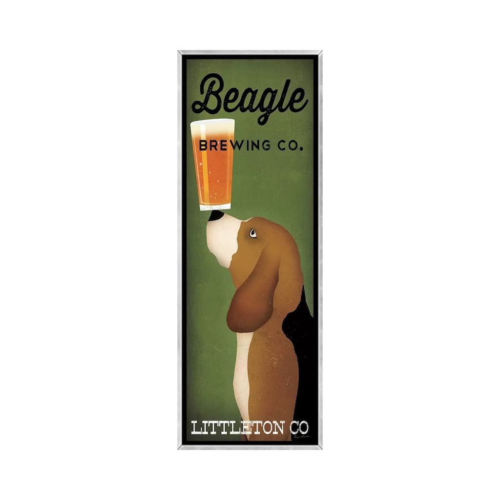 iCanvas "Beagle Brewing Co." by Ryan Fowler Framed