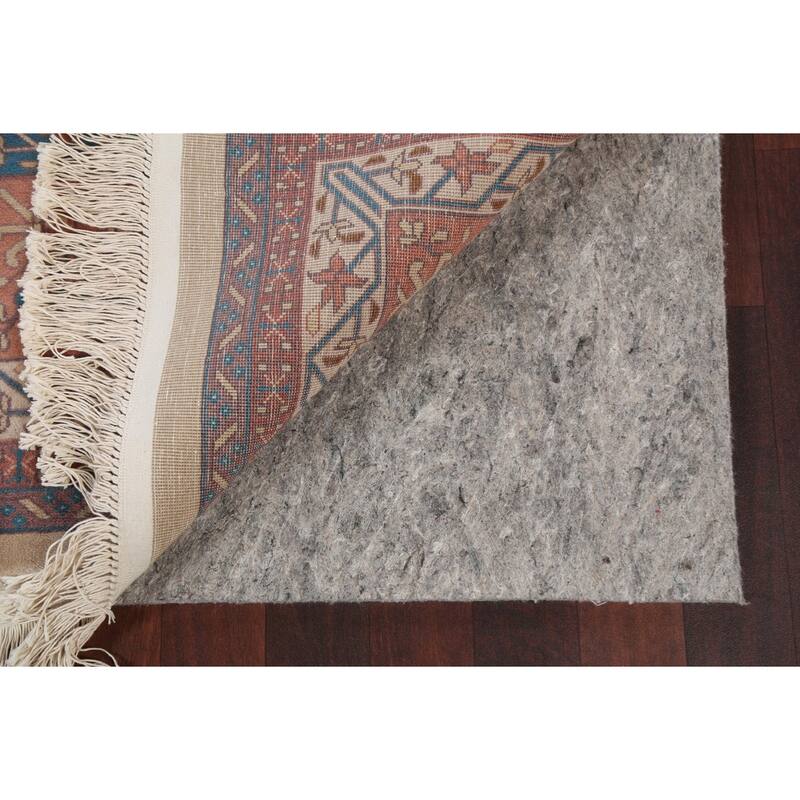 Large Vegetable Dye Art Deco Oriental Area Rug Handmade Wool Carpet - 9'11" x 14'3"